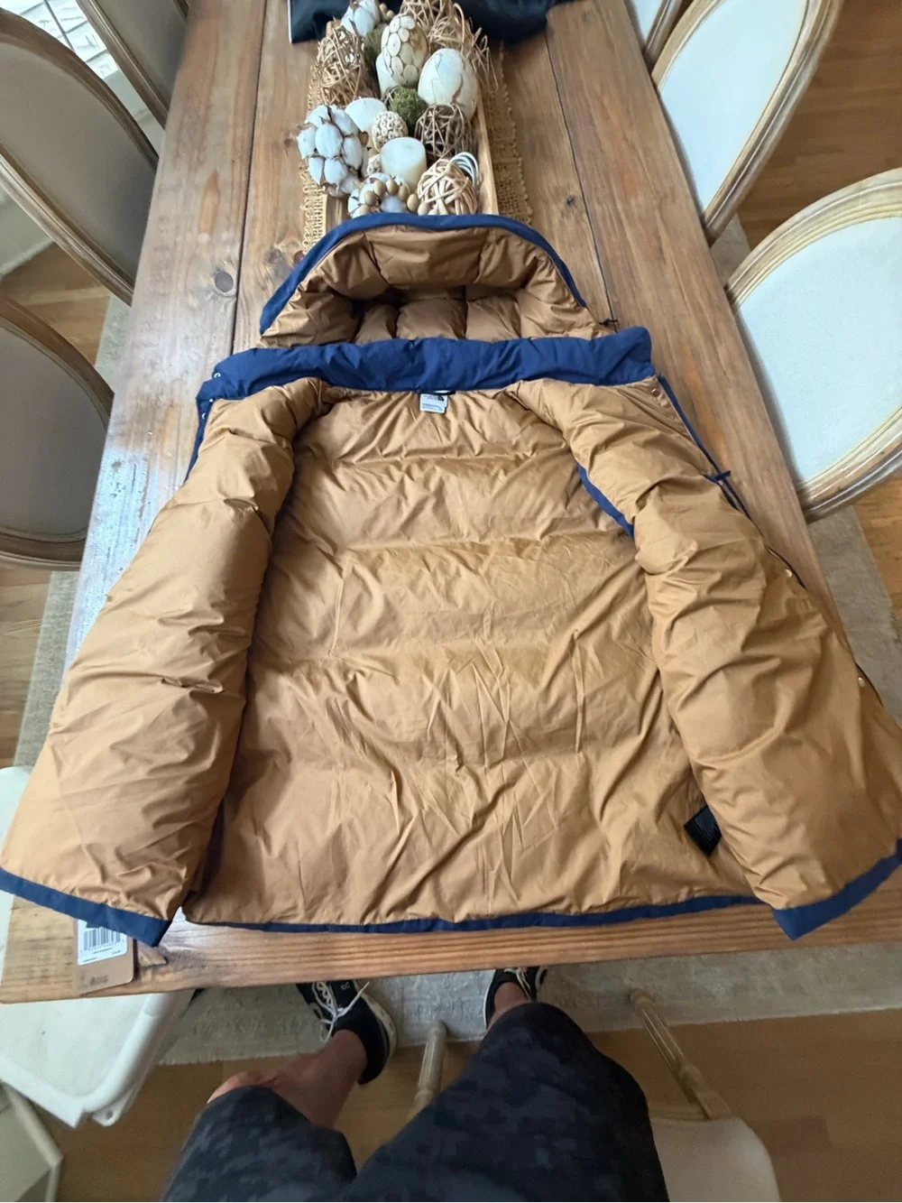 NORTH FACE SIERRA HOODED DOWN VEST RET $229 MENS XXL